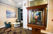 Well decorated interior shot of lobby in Seattle senior living home